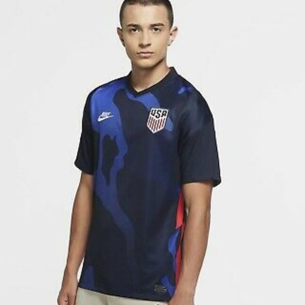 $165 Nike USA 2020 Vapor Match Away Vaporknit Mens Soccer Jersey Small